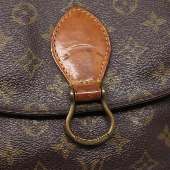 LOUIS VUITTON Monogram Saint Cloud GM Shoulder Bag M51242 LV Auth 142236 - Picture 10 of 16